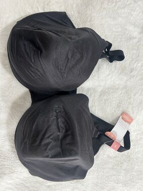 Cacique Black Smooth Invisible Back T-Shirt Bra